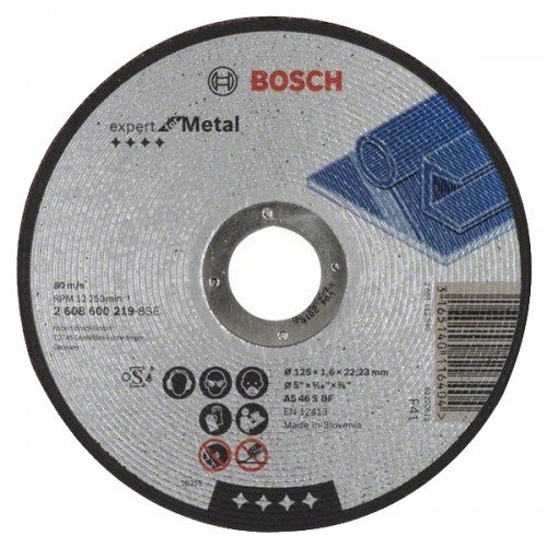 Disc Bosch Professional 125 x 1.6 pentru taiere metal